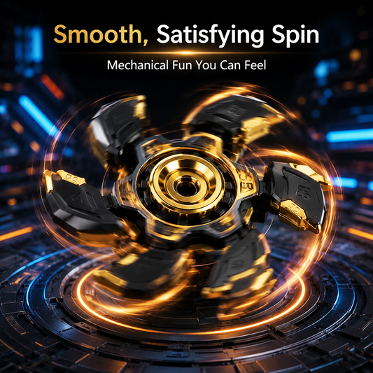 Smooth satisfying spin full metal EDC fidget toy for gadget lovers