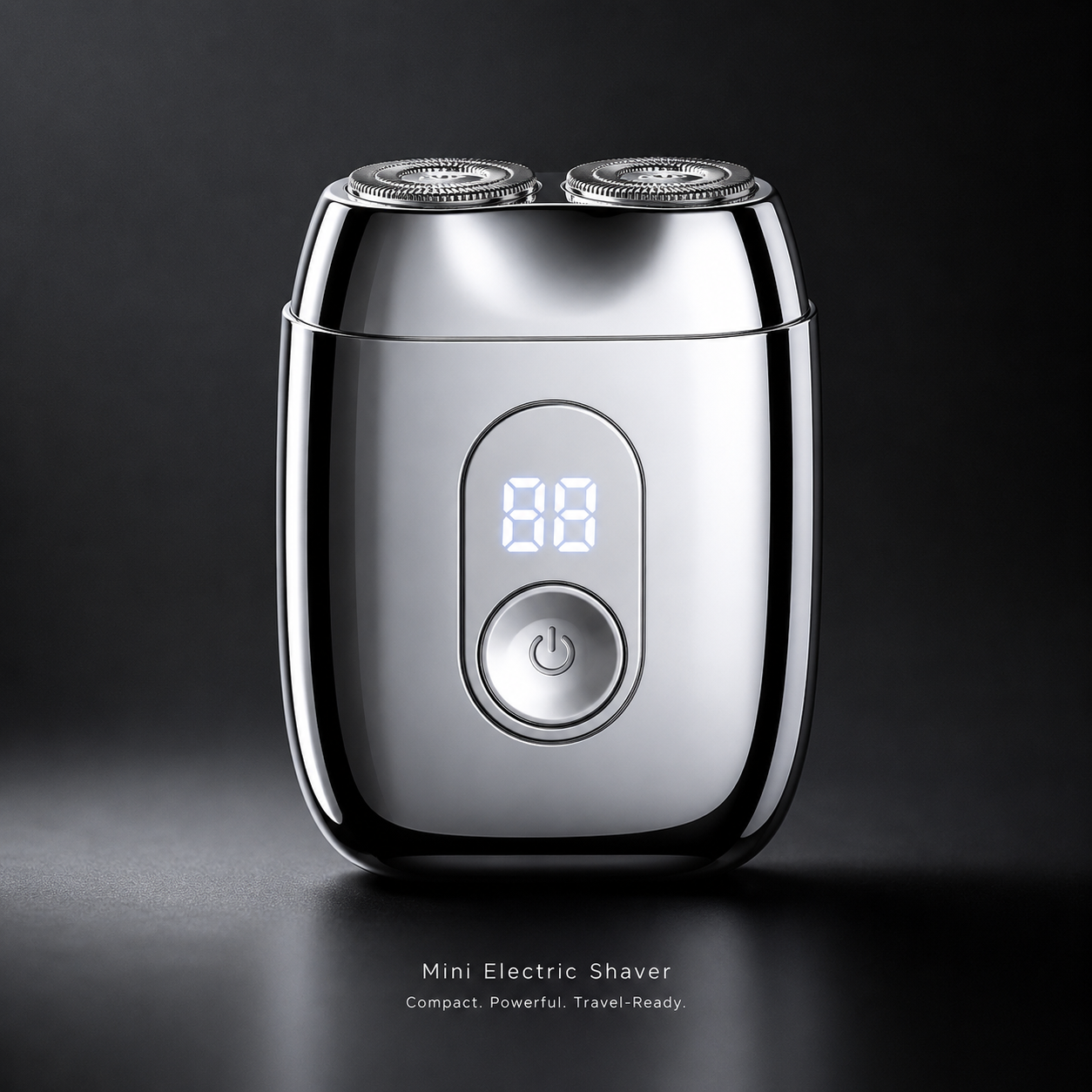 Mini electric shaver with Type-C fast charging and IPX7 waterproof design