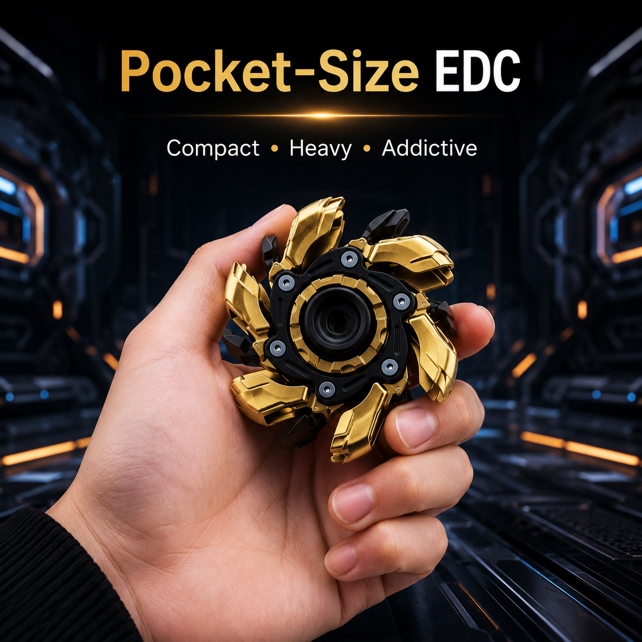 Pocket size full metal EDC spinner for men and collectors