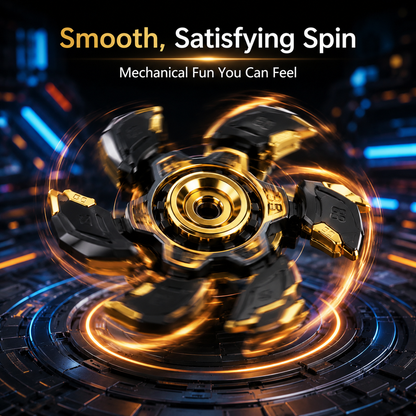 Smooth satisfying spin full metal EDC fidget toy for gadget lovers