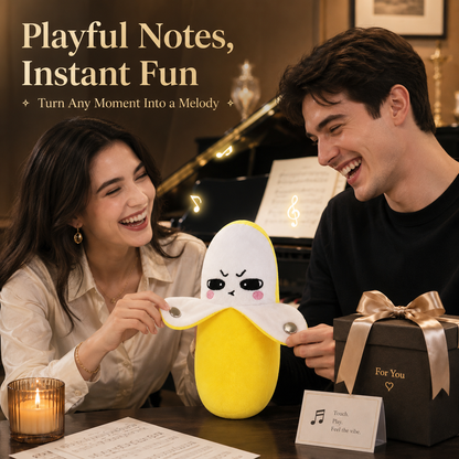 Banana Melody Plush as a unique surprise gift and cute room decor