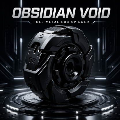 Full Metal Mechanical EDC Spinner – Spin-to-Open Fidget Toy for Gadget Lovers