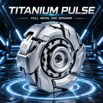 Full Metal Mechanical EDC Spinner – Spin-to-Open Fidget Toy for Gadget Lovers