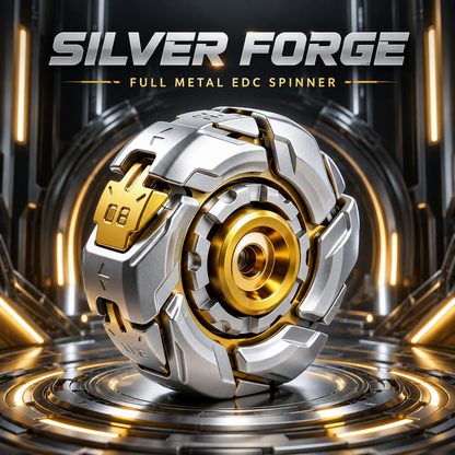 Full Metal Mechanical EDC Spinner – Spin-to-Open Fidget Toy for Gadget Lovers