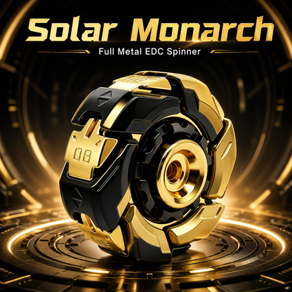 Full Metal Mechanical EDC Spinner – Spin-to-Open Fidget Toy for Gadget Lovers