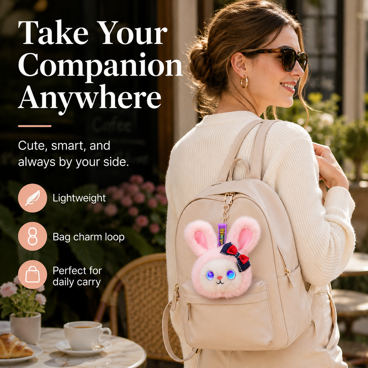 Adult woman carrying A